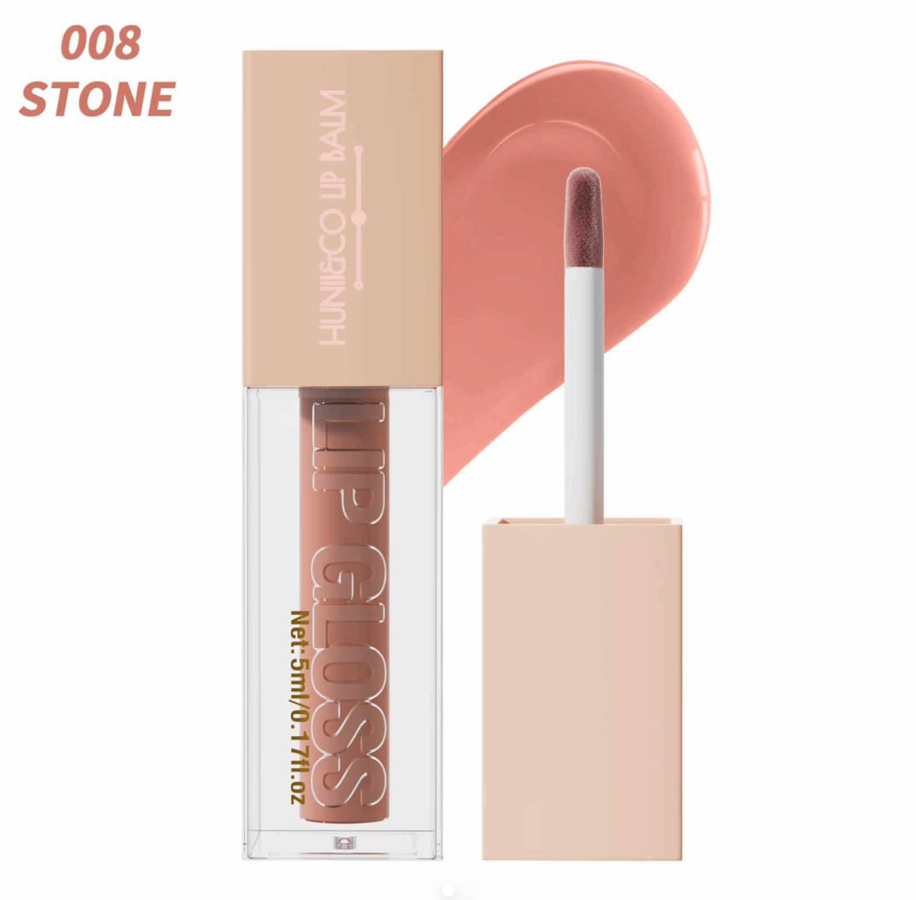 HUNII & Co Lip Gloss 2.0 in Stone