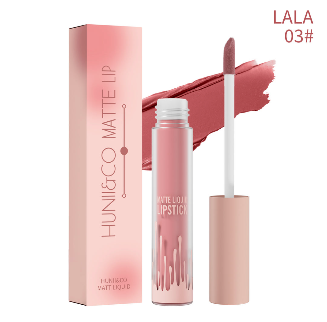 HUNII & Co Matte Lipstick in Lala