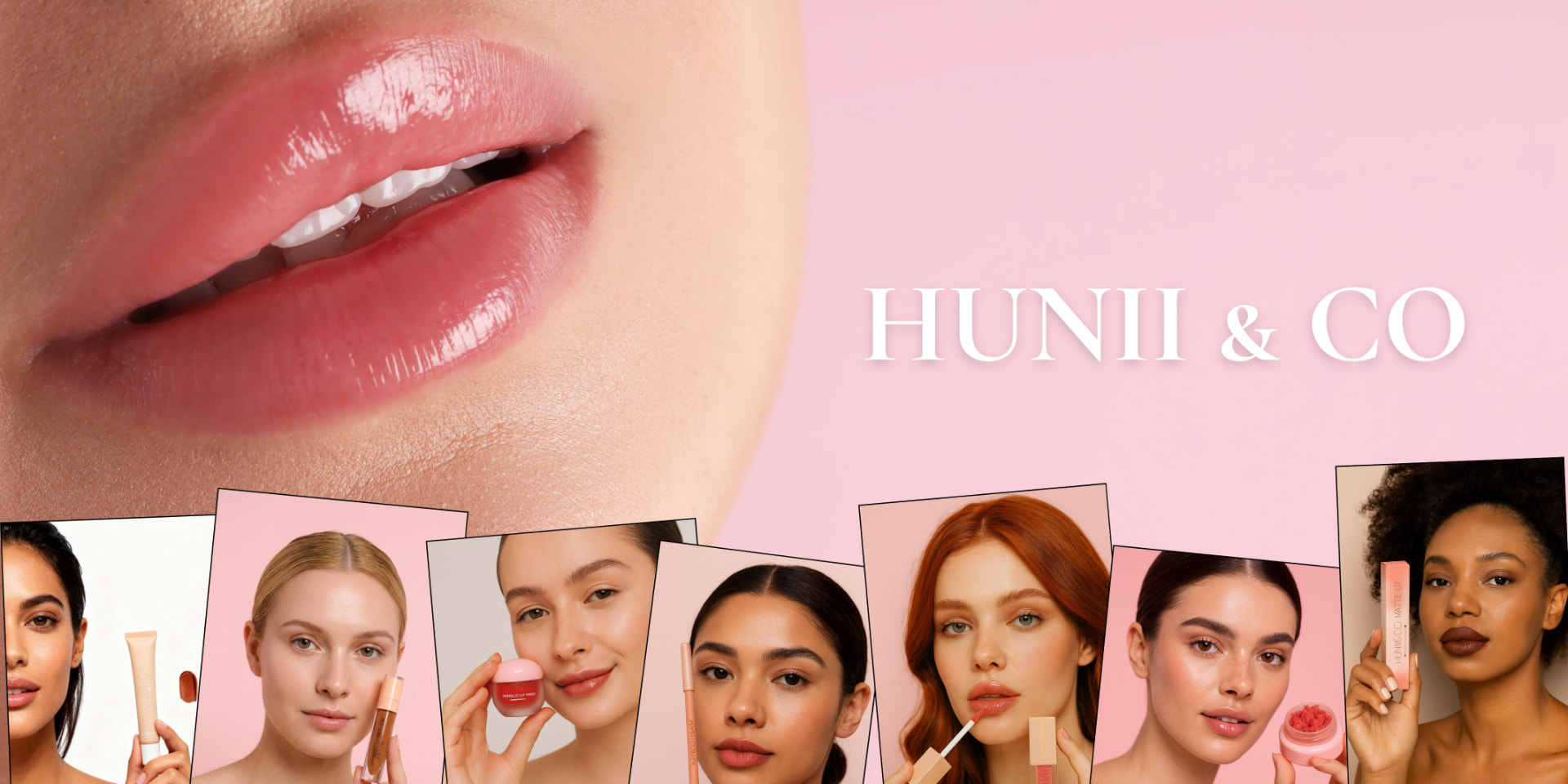 HUNII & Co lip products banner